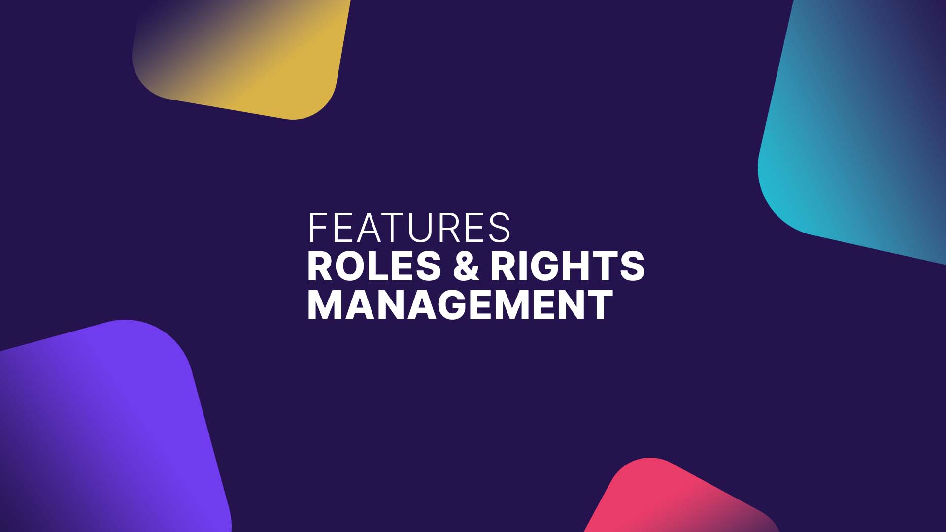 Thumbnail Polario Feature Rollen- und Rechtemanagement