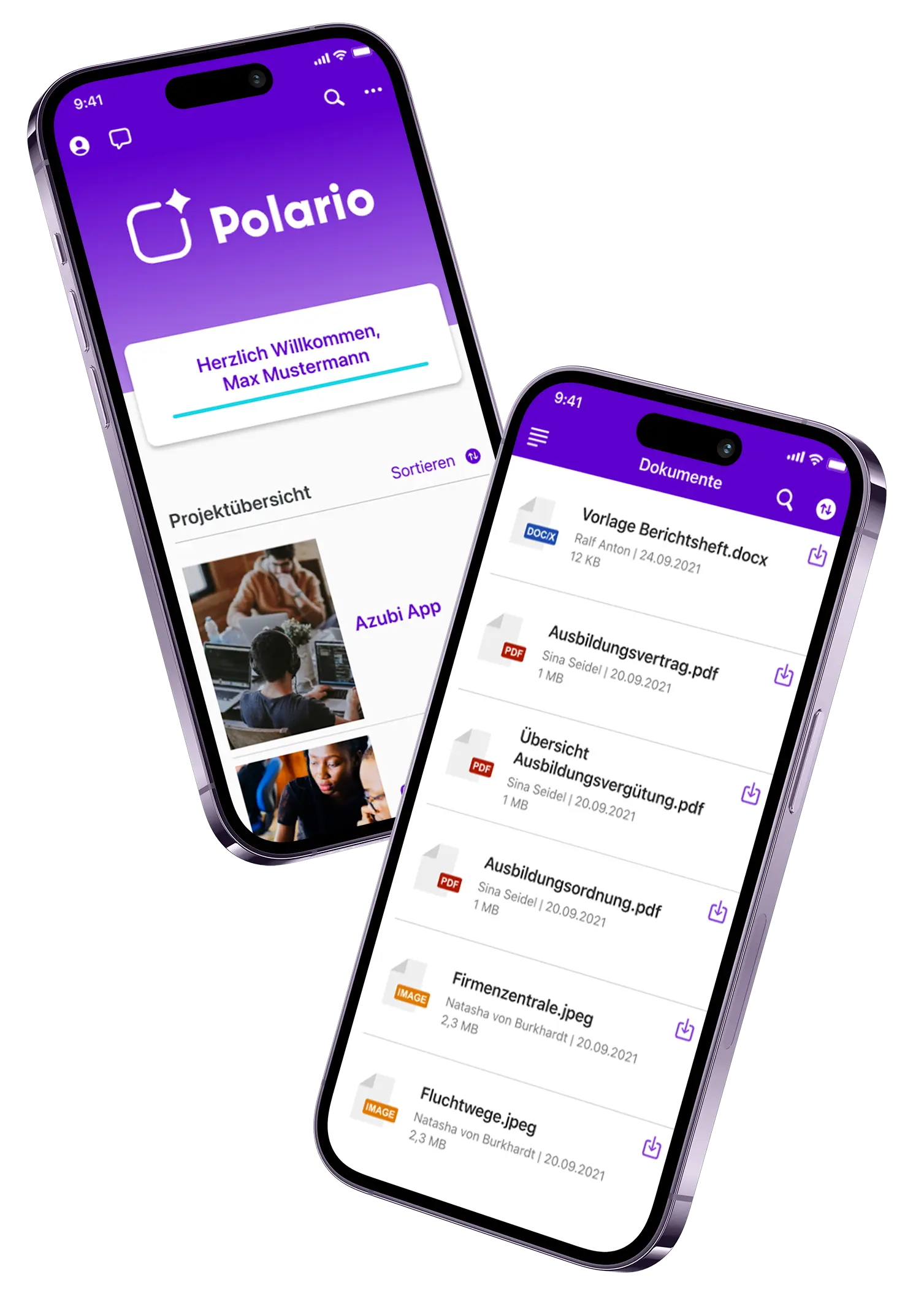 Polario Features Projektübersicht & Dokumente